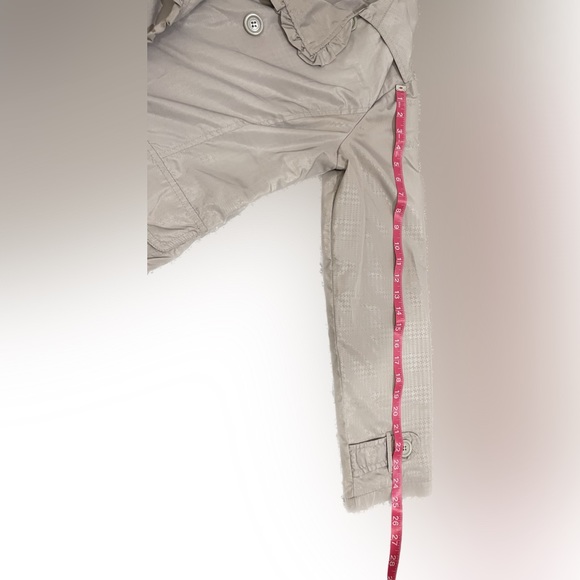 🔥Host Pick🔥 Jou Jou Ruffle Trim Waterproof Trench Jacket - Picture 6 of 7